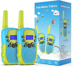 Kinder Walkie Talkies Set - Avontuurlijk Speelgoed voor Buitenshuis, Blauw-Groen