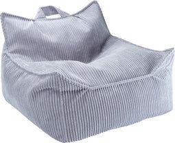 Kinder Zitzak Beanbag Chair Blueberry Blue Wigiwama - Zitzak Kind - Zit Zak 100% OEKO- Tex Katoen