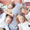 Kinder Zitzak Beanbag Chair Blueberry Blue Wigiwama - Zitzak Kind - Zit Zak 100% OEKO- Tex Katoen