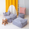 Kinder Zitzak Beanbag Chair Blueberry Blue Wigiwama - Zitzak Kind - Zit Zak 100% OEKO- Tex Katoen
