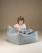 Kinder Zitzak Beanbag Chair Green Peppermint Wigiwama - Zitzak Kind - Zit Zak 100% OEKO- Tex Katoen
