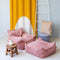 Kinder Zitzak Beanbag chair Pink Mousse Wigiwama - Zitzak Kind - Zit Zak 100% OEKO- Tex Katoen