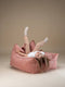 Kinder Zitzak Beanbag chair Pink Mousse Wigiwama - Zitzak Kind - Zit Zak 100% OEKO- Tex Katoen