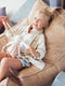 Kinder Zitzak Chair Brown Sugar - Zitzak Kind - Zitstoel ribstof kinderkamer - Relaxen met zitzak - beanbag woonkamer kind