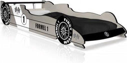 Kinderbed F1 auto zilver