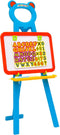 Kinderezel met krijtbord en whiteboard 2-in-1