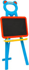 Kinderezel met krijtbord en whiteboard 2-in-1