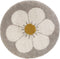 Kinderkamer Vloerkleed Bohemian Daisy Beige - Tapijt