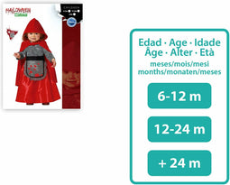 Kinderkostuum Kapje Bloedig - 6-12 Maanden