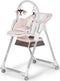 Kinderkraft LASTREE - Wipstoel baby en kinderstoel 2-in-1 - Verstelbaar in lig- en zitposities - Tot 15 kg - Speeltjes, verstelbare rugleuning en voetsteun - In hoogte verstelbaar met 5 niveaus - Opvouwbaar - wielen - Eenvoudig te reinigen - Roze