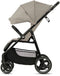 Kinderkraft TRIG 3 - Grote Wandelwagen tot 25 kg - Verstelbare Rugleuning en Voetensteun - CLICK & FOLD Systeem - 360° Draaiende Wielen - Waterdichte Kap met Ventilatie - Comfortabele Zitting - Lichtgewicht 8,9 kg - Beige