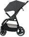 Kinderkraft TRIG 3 - Grote Wandelwagen tot 25 kg - Verstelbare Rugleuning en Voetensteun - CLICK & FOLD Systeem - 360° Draaiende Wielen - Waterdichte Kap met Ventilatie - Comfortabele Zitting - Lichtgewicht 8,9 kg - Grijs