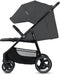 Kinderkraft TRIG 3 - Grote Wandelwagen tot 25 kg - Verstelbare Rugleuning en Voetensteun - CLICK & FOLD Systeem - 360° Draaiende Wielen - Waterdichte Kap met Ventilatie - Comfortabele Zitting - Lichtgewicht 8,9 kg - Grijs