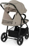 Kinderkraft TRIG 3 - Grote Wandelwagen tot 25 kg - Verstelbare Rugleuning en Voetensteun - CLICK & FOLD Systeem - 360° Draaiende Wielen - Waterdichte Kap met Ventilatie - Comfortabele Zitting - Lichtgewicht 8,9 kg - Beige