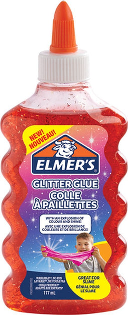 Kinderlijm Elmer's glitter 177ml rood