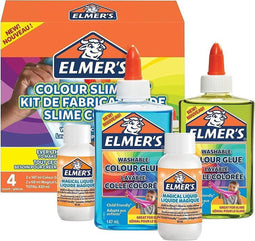 Kinderlijm elmer's slijmkit transparante kleuren