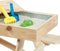 Kinderpicknicktafel met zandbak, 94x96x55 cm