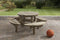 Kinderpicknicktafel rond