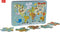 Kinderpuzzel Apli Mapamundi 24 Onderdelen 48 x 32 cm