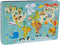 Kinderpuzzel Apli Mapamundi 24 Onderdelen 48 x 32 cm