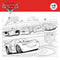Kinderpuzzel Cars Dubbelzijdig 60 Onderdelen 50 x 35 cm (12 Stuks)