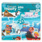Kinderpuzzel Colorbaby Artic 4-in-1 174 Onderdelen 136 x 34 cm (6 Stuks)