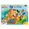 Kinderpuzzel Mickey Mouse Dubbelzijdig 108 Onderdelen 70 x 1,5 x 50 cm (6 Stuks)
