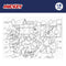 Kinderpuzzel Mickey Mouse Dubbelzijdig 108 Onderdelen 70 x 1,5 x 50 cm (6 Stuks)