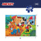 Kinderpuzzel Mickey Mouse Dubbelzijdig 108 Onderdelen 70 x 1,5 x 50 cm (6 Stuks)