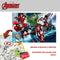 Kinderpuzzel The Avengers Dubbelzijdig 60 Onderdelen 50 x 35 cm (12 Stuks)