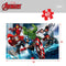 Kinderpuzzel The Avengers Dubbelzijdig 60 Onderdelen 50 x 35 cm (12 Stuks)