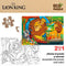 Kinderpuzzel The Lion King Dubbelzijdig 24 Onderdelen 70 x 1,5 x 50 cm (12 Stuks)
