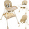 Kinderstoel 3 in 1 - 5 punts veiligheidsgordel - Beige