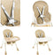 Kinderstoel 3 in 1 - 5 punts veiligheidsgordel - Beige