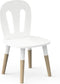 Kinderstoelen en -tafel Firmiana | 60 x 60 x 47,7 cm | Wit