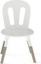 Kinderstoelen en -tafel Firmiana | 60 x 60 x 47,7 cm | Wit