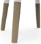 Kinderstoelen en -tafel Firmiana | 60 x 60 x 47,7 cm | Wit