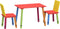 Kindertafel twee stoeltjes potlood pen design - speeltafel bouwtafel tekentafel kinderkamer