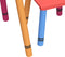 Kindertafel twee stoeltjes potlood pen design - speeltafel bouwtafel tekentafel kinderkamer