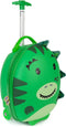 Kindertrolley - dino - handbagage - lichtgewicht - duurzame hardcase - 17L - kinderkoffer met wieltjes - verstelbare handgreep