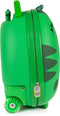Kindertrolley - dino - handbagage - lichtgewicht - duurzame hardcase - 17L - kinderkoffer met wieltjes - verstelbare handgreep