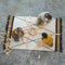 Kindervloerkleed Etnic ocher - met rand - 120x170 - Tapis Petit
