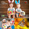 Kindervriendelijke Digitale Camera Wit - 20MP HD, 2,4 Scherm, Ingebouwde 32GB SD - Ideaal voor Kinderen 3-12 jaar
