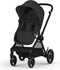 Kinderwagen Cybex Eos Basic Moon Black met Autostoel Aton B2 en Adapterset