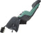 Kinderzitje achter Bobike Go Maxi RS met framebevestiging (FF) en slaapstand - peppermint