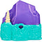 Kinetic Sand - Kristal Zeemeermin-speelset met 481 g goudkleurig glinsterend orig ineel kinetisch zandmet opbergbak en gereedschap - Sensoriche speelgoed