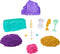 Kinetic Sand - Kristal Zeemeermin-speelset met 481 g goudkleurig glinsterend orig ineel kinetisch zandmet opbergbak en gereedschap - Sensoriche speelgoed