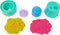 Kinetic Sand - SquishBlossom bloeiende bloempot met 227 g orgineel kinetisch zand in neongeel en neonroze en vormpjes sensorisch speelgoed