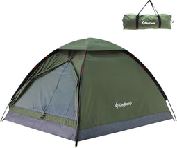 KingCamp Camping Tent 2 Man - Lichtgewicht - Waterproof - Eenvoudige Opzet - Voor Familie en Reizen