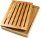 Kinghoff 1217 brood snijplank - bamboe - kruimelbak - 37x23,5x3cm